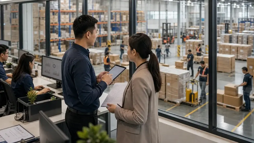 Operations leaders planning outsourced manpower