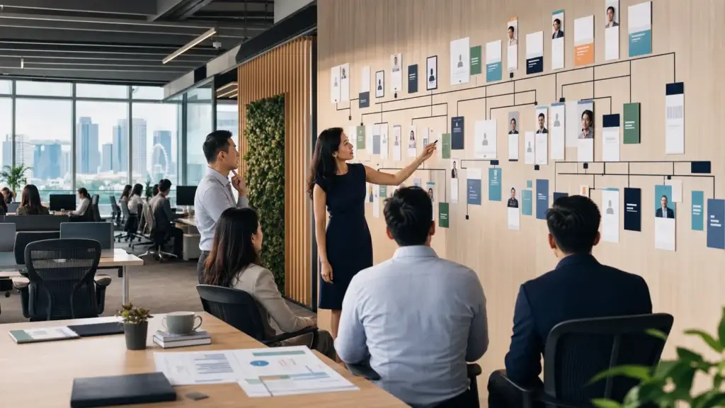 Recruitment specialists and business leaders planning workforce growth in Singapore
